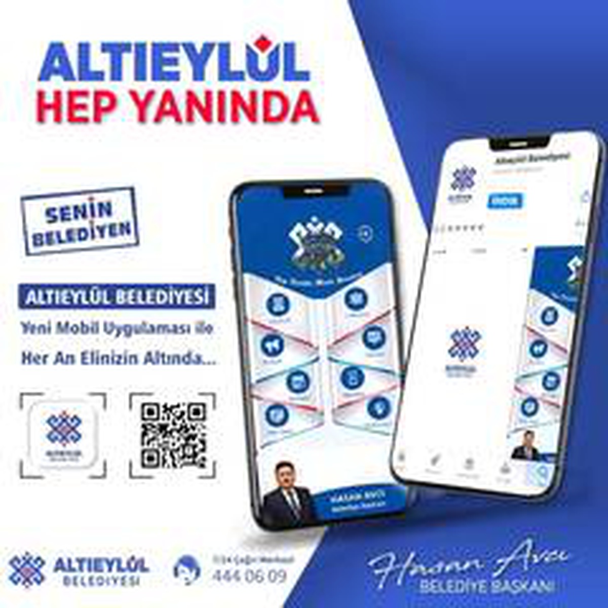 Altıeylül\'de mobil uygulama hizmete girdi