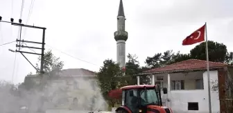 Çan Belediyesi köyleri dezenfekte ediyor