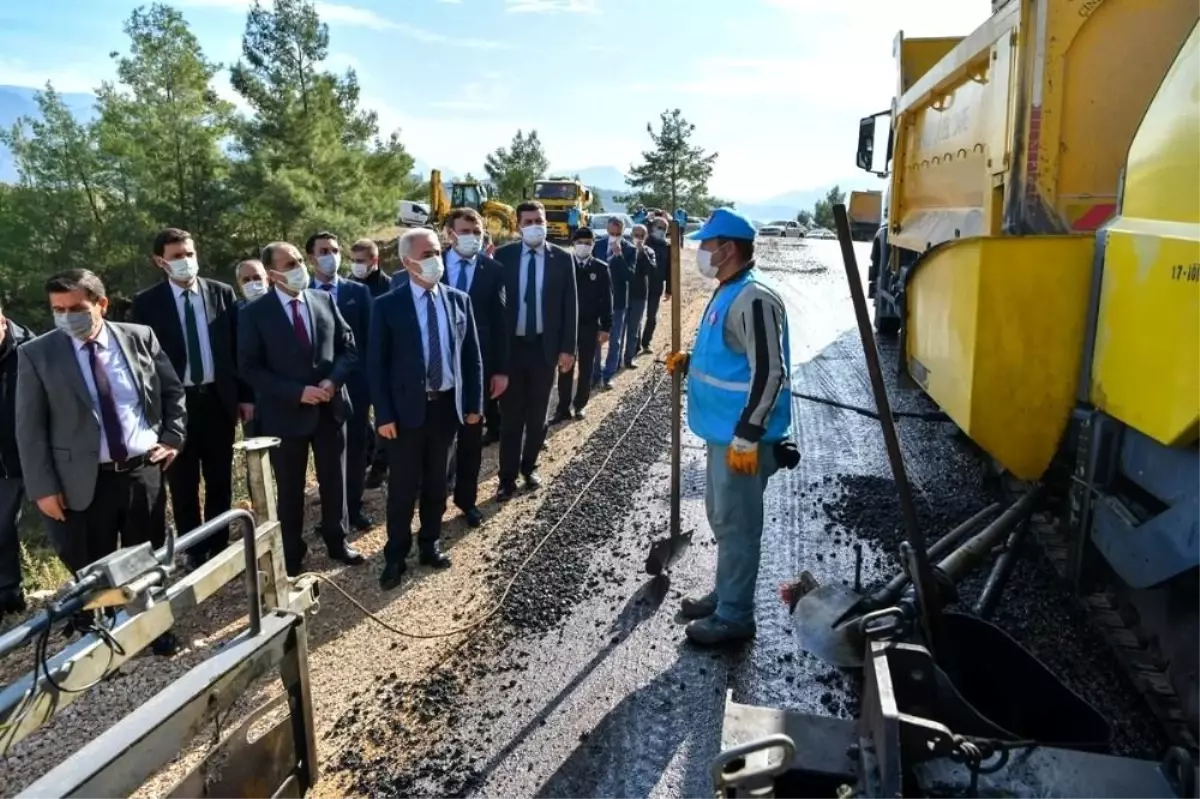 Komşu iki şehirden ortak asfalt çalışması