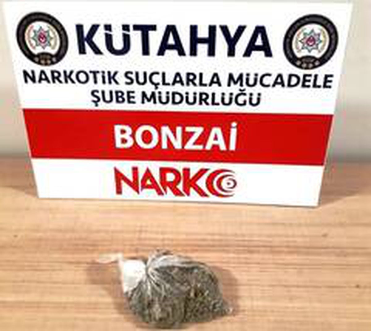 Kütahya\'da bir şüphelinin üzerinde bonzai ele geçirildi