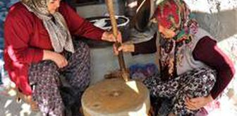 150 yıllık taş değirmeninde 'muhacir kaya biberi' öğütüyorlar