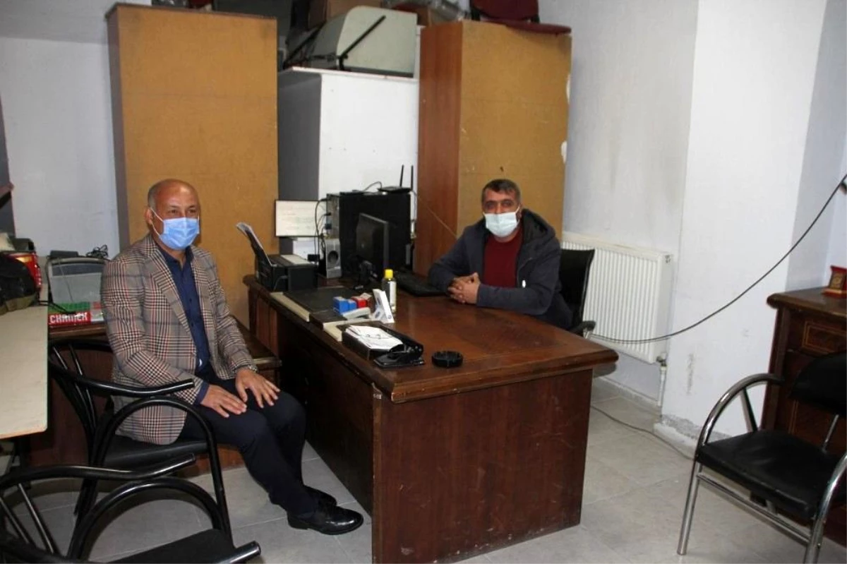 Malazgirt Belediye Başkanı Altın\'dan gazetecilere ziyaret