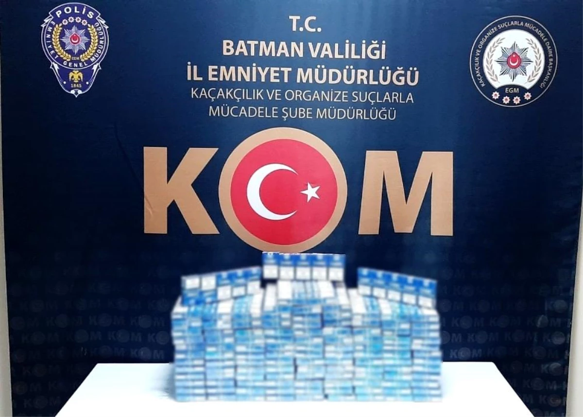 Batman\'da kaçak akaryakıt ve sigara ele geçirildi