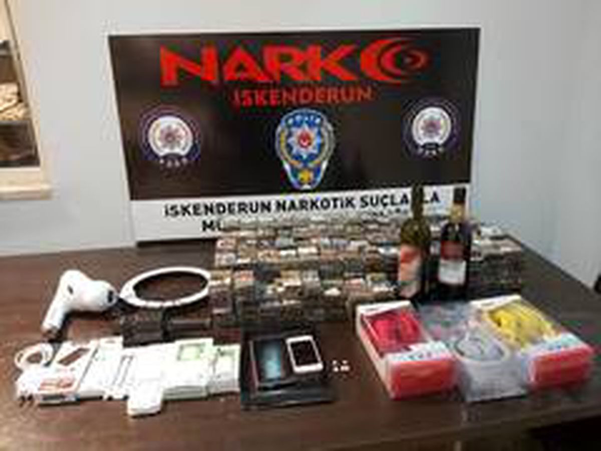 İskenderun\'da uyuşturucu operasyonu: 2 gözaltı