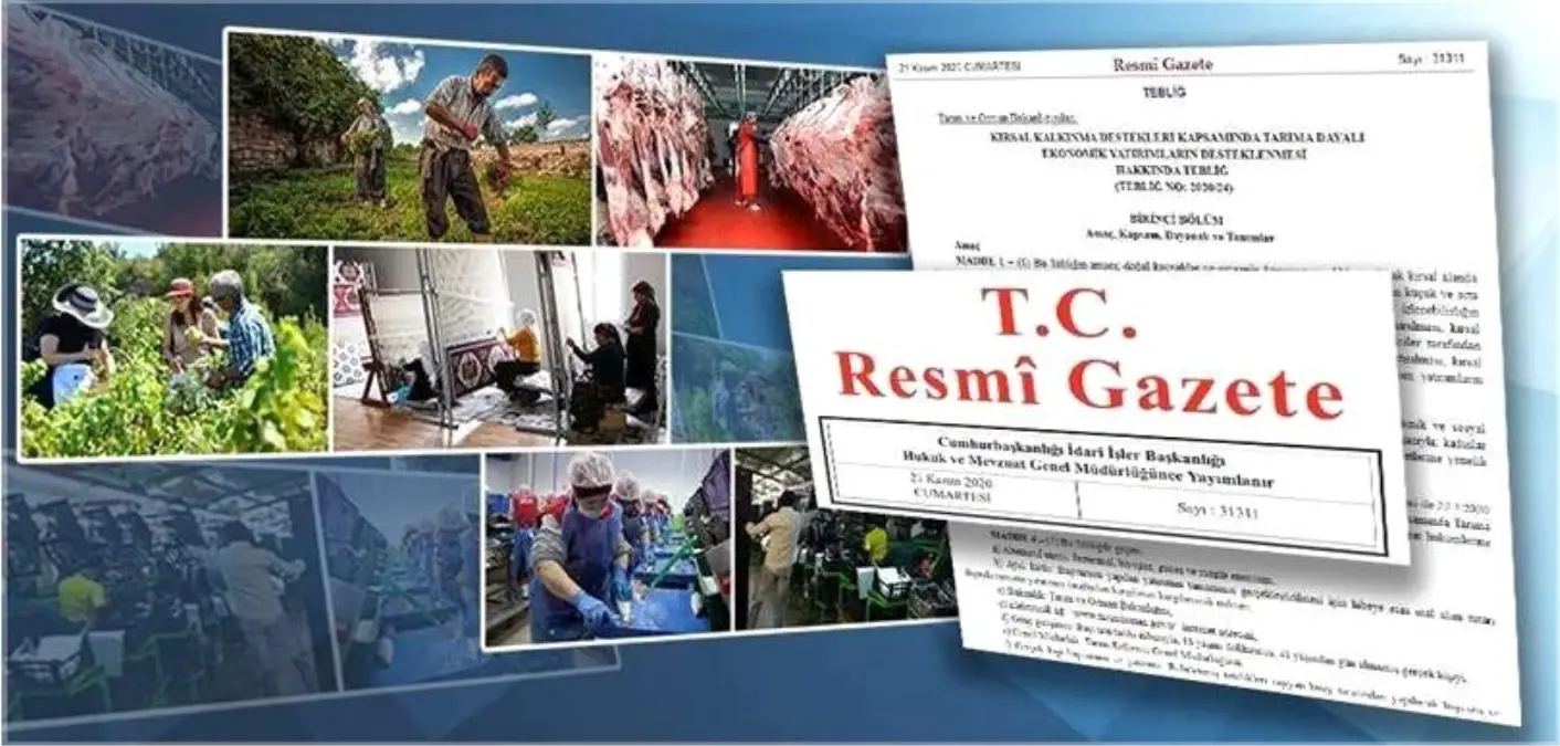 Kırsal Kalkınma Destekleri 14. Etap Hibe Programı Tebliğleri yayınlandı