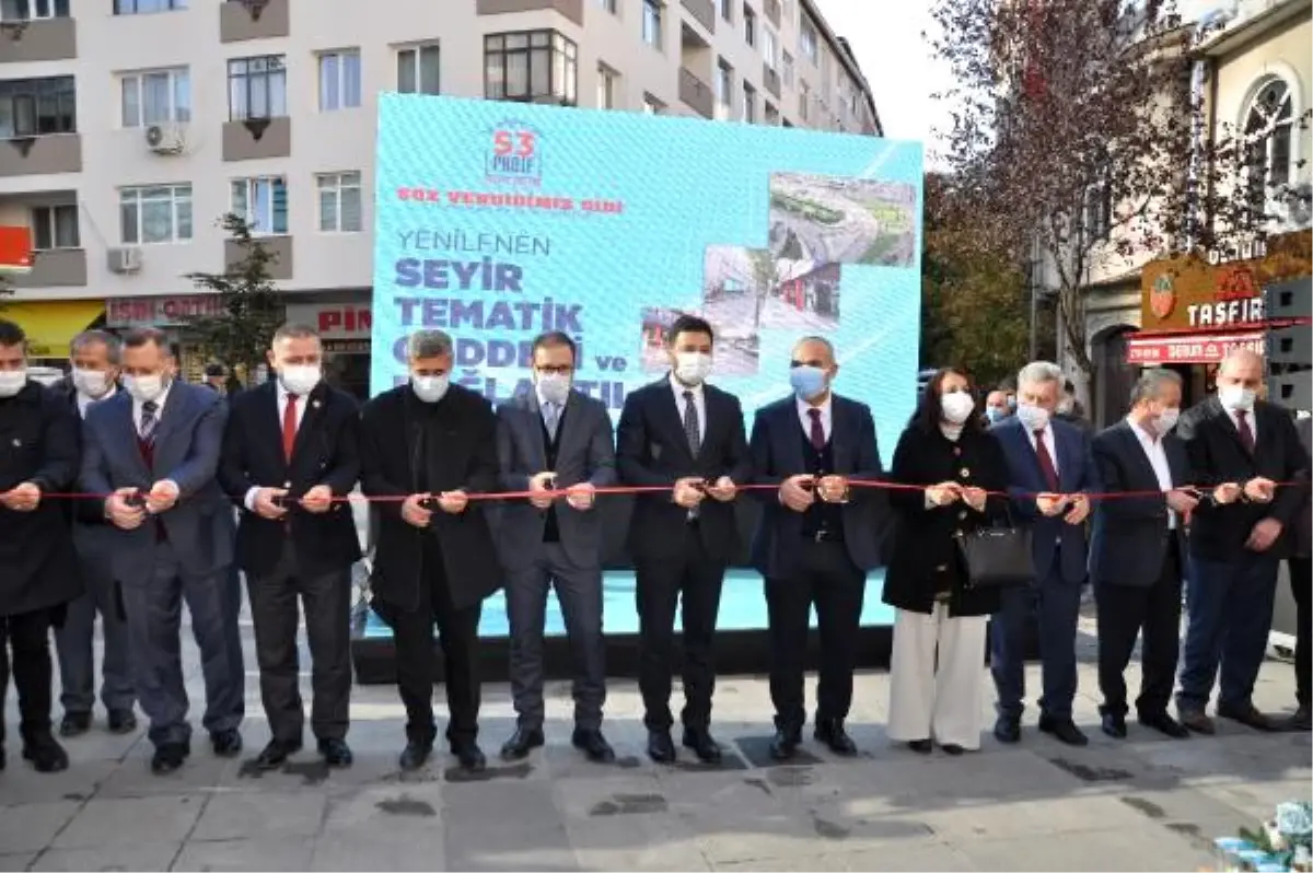 Tematik Caddeler Projesi\'yle yenilen Seyir Caddesi ve bağlantıları hizmete açıldı