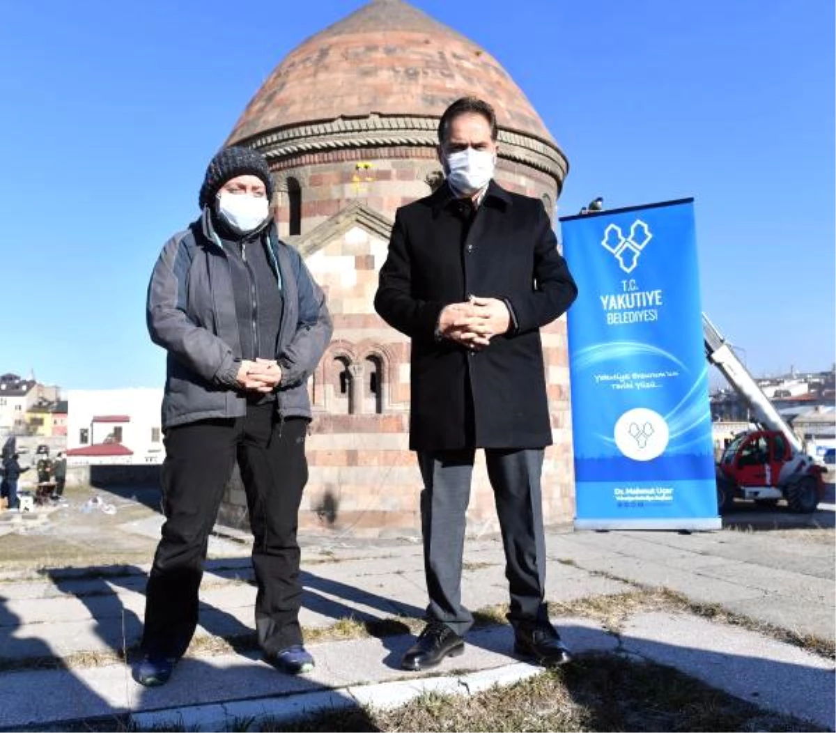 800 yıllık Üç Kümbetler\'in hareketliliği sensörlerle inceleniyor