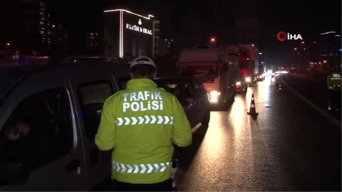 Sokağa çıkma kısıtlaması denetimleri başladı; uymayanlara cezai işlem uygulandı