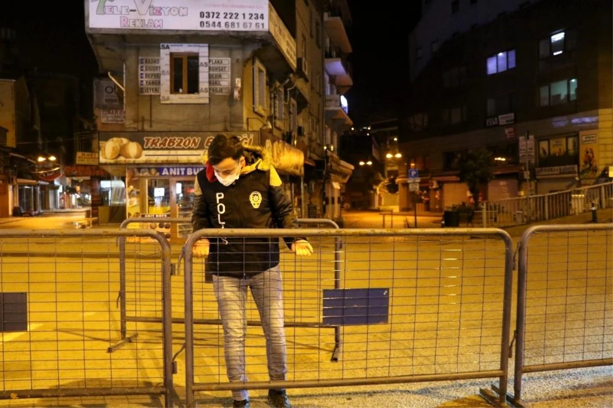 Zonguldak\'ta sokağa çıkma kısıtlaması başladı