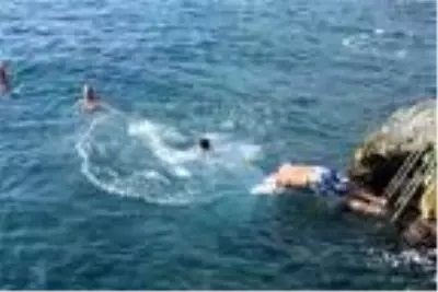 Demre'de kasım sonunda deniz keyfi