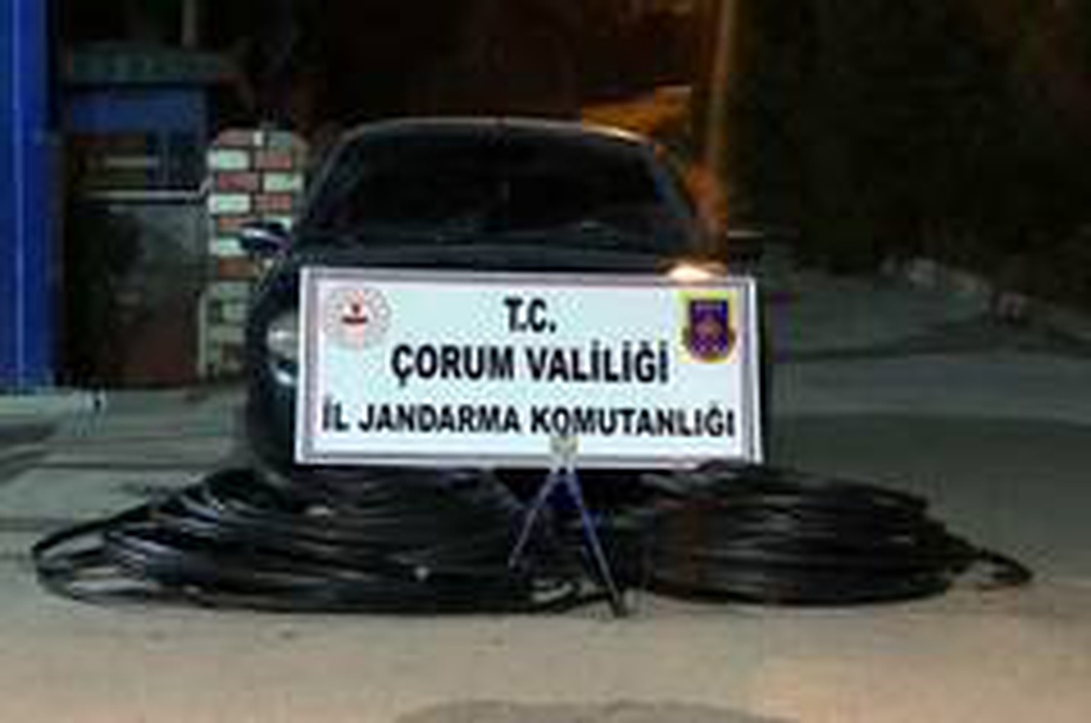 Jandarmanın dikkati hırsızı yakalattı