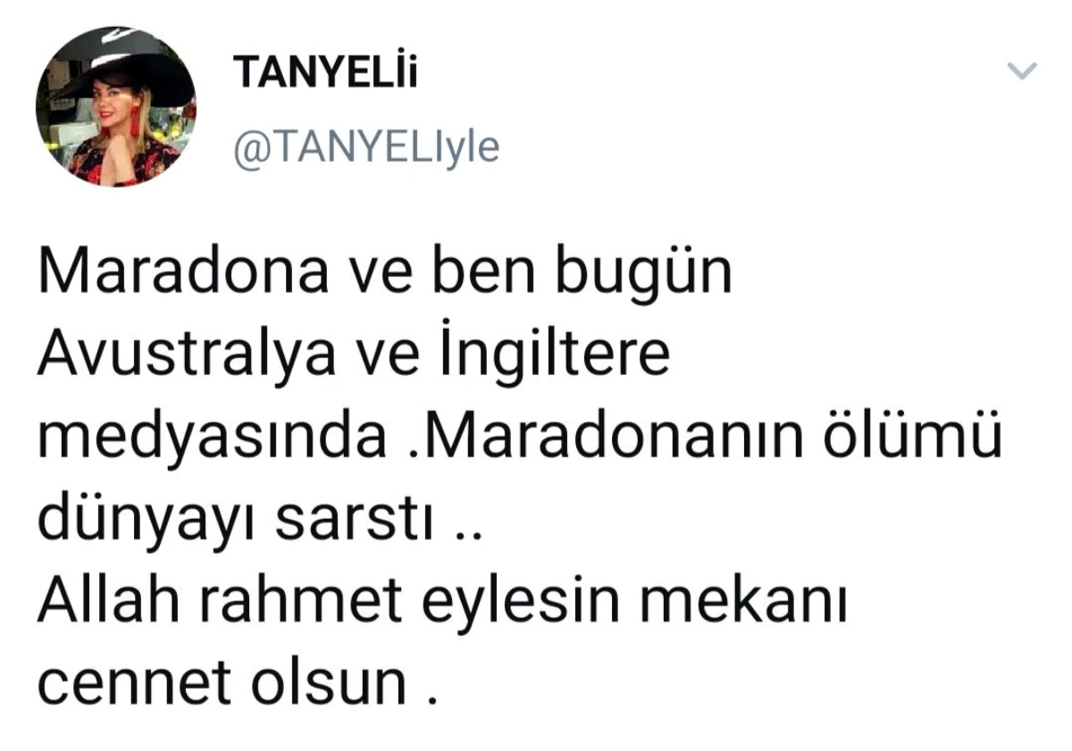 TANYELİ YILLAR ÖNCE GÖBEK ATTIĞI MARADONA SAYESİNDE DÜNYA BASININA KONU OLDU