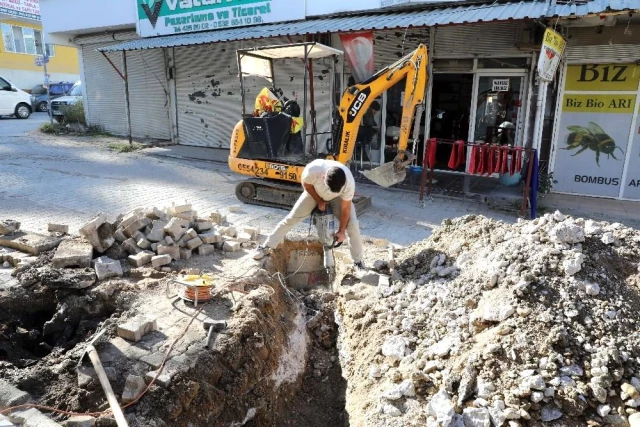 Aksu'daki kanalizasyon problemi çözüldü