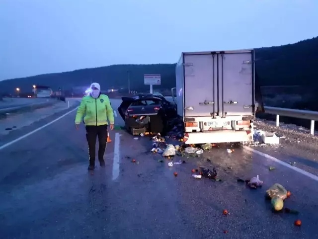 Antalya -Korkuteli yolunda trafik kazası: 1 ölü, 4 yaralı