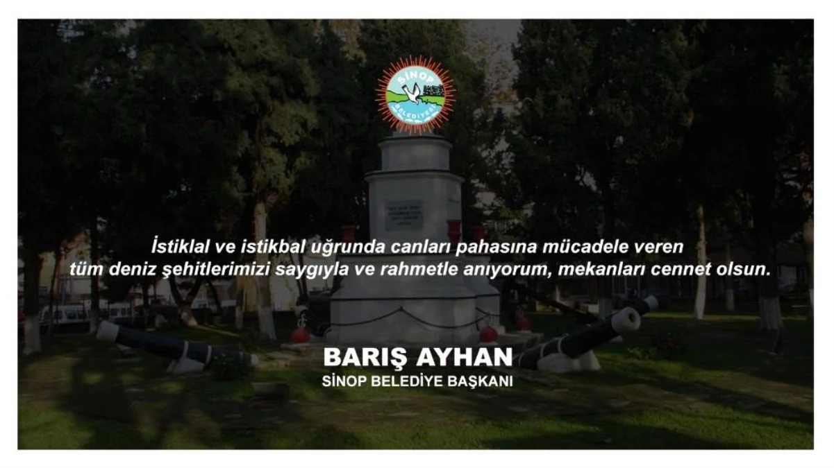 Barış Ayhan: "Sinop Deniz Savaşı şehitlerimizi rahmetle anıyorum"