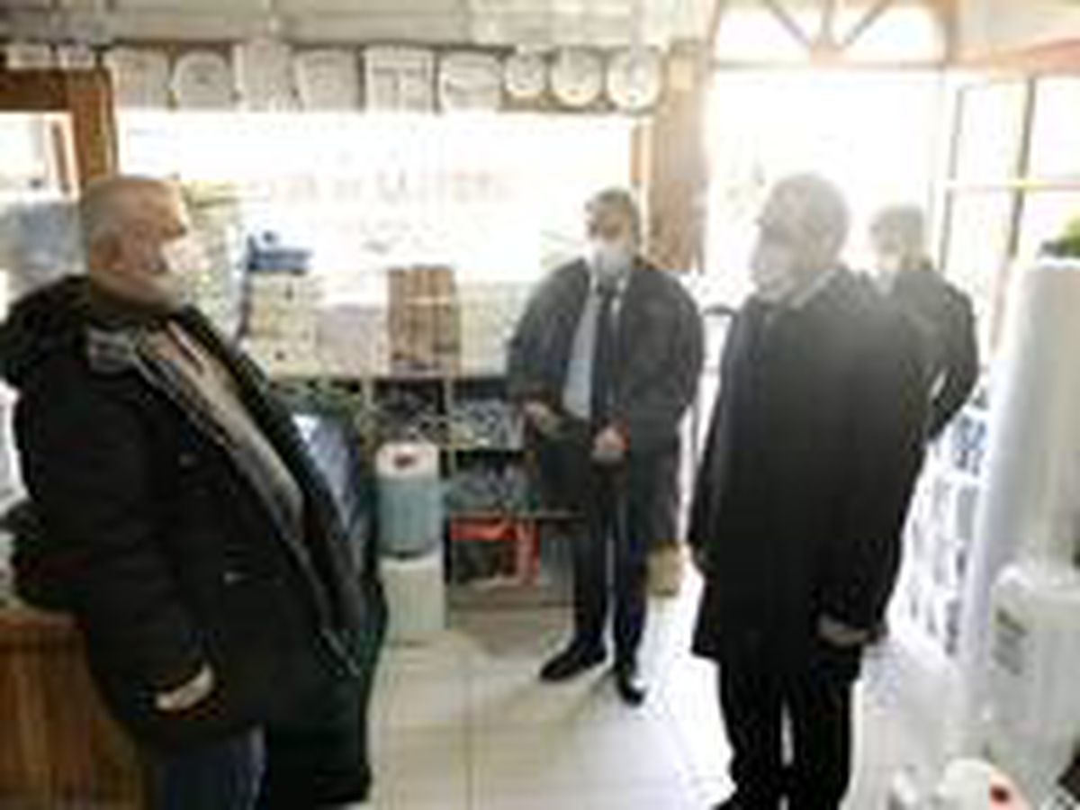 Son dakika gündem: Burhaniye\'de Kaymakam Memiş koronavirüs denetimi yaptı