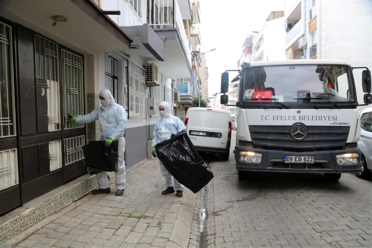 Efeler Belediyesi, karantinadaki vatandaşların yardımına koşuyor