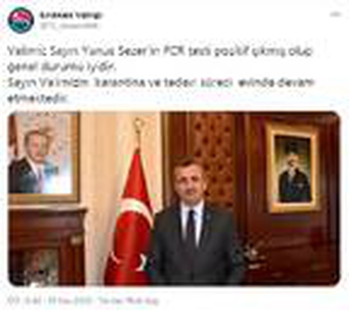 Son dakika haberleri... Kırıkkale Valisi Sezer, koronavirüse yakalandı