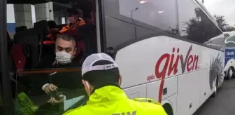15 Temmuz Demokrasi Otogarı'nda kış lastiği denetimi