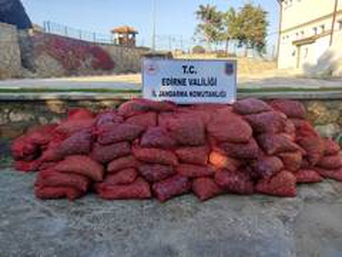 Son dakika haberi | Edirne\'de 600 bin TL\'lik 3 ton kum midyesi ele geçirildi