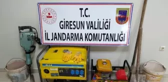 Son dakika... Giresun'da izinsiz kazıya suçüstü