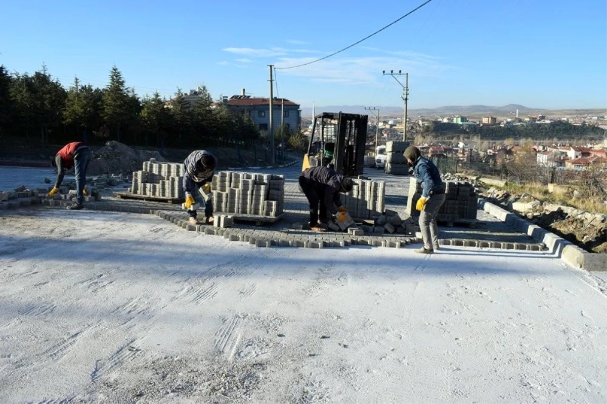 İscehisar\'da yol yapım çalışmaları sürüyor