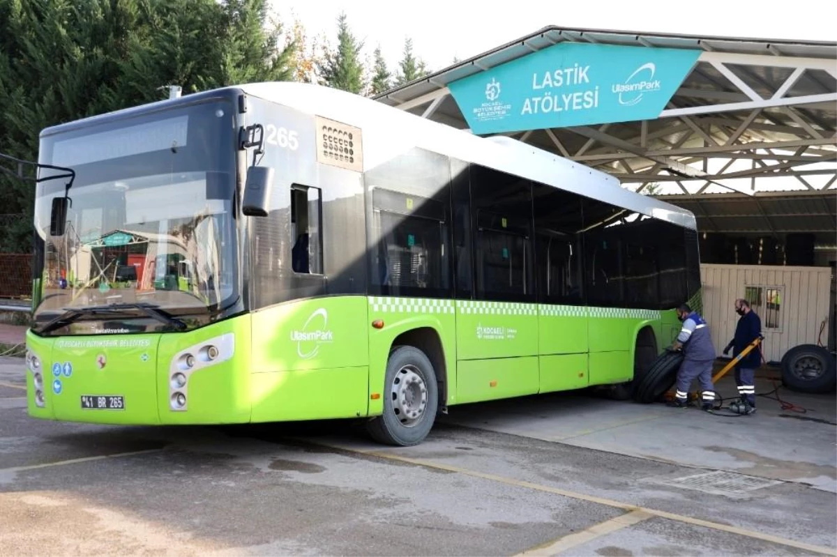 Kocaeli\'de halk otobüsleri kışa hazır