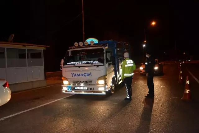 Korkuteli'nde kısıtlamaya sıkı denetim