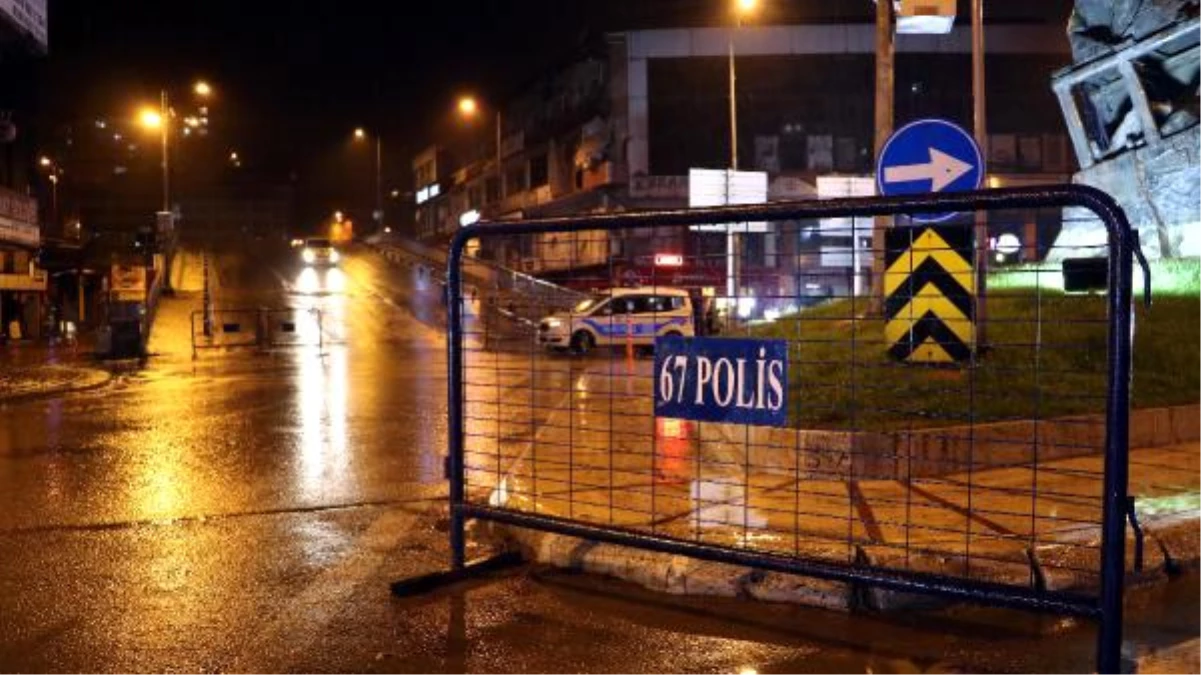 Zonguldak\'ta kısıtlama başladı, polis yolları kapattı