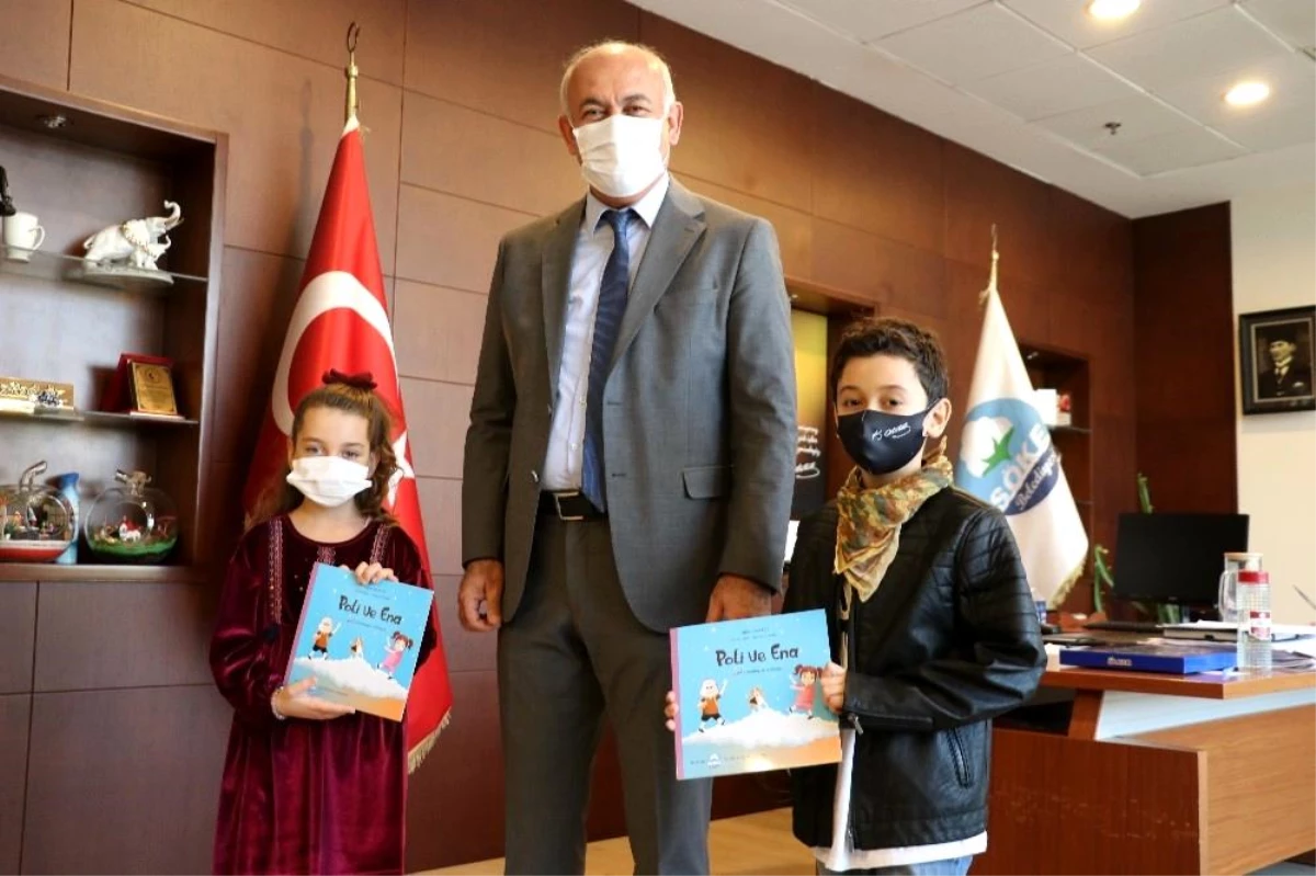 Son dakika haber: Başkan Tuncel\'den evde kalan çocuklara kitap hediyesi