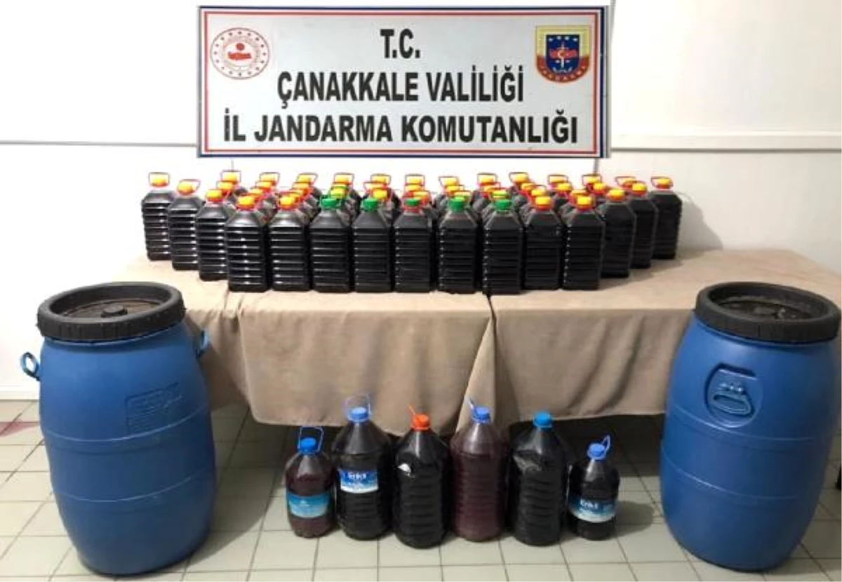 Son dakika haberi | Çanakkale\'de 305 litre kaçak şarap ele geçirildi