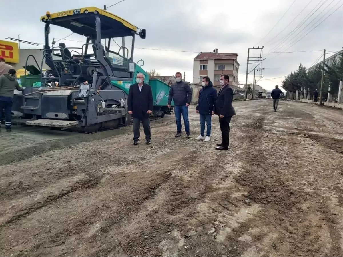 Son dakika gündem: Ergene\'de beton yol yapım çalışmaları