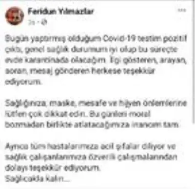 Son dakika haberi | İzmir'de iki belediye başkanı koronavirüse yakalandı Son dakika haberi | İzmir'de iki belediye başkanı koronavirüse yakalandı