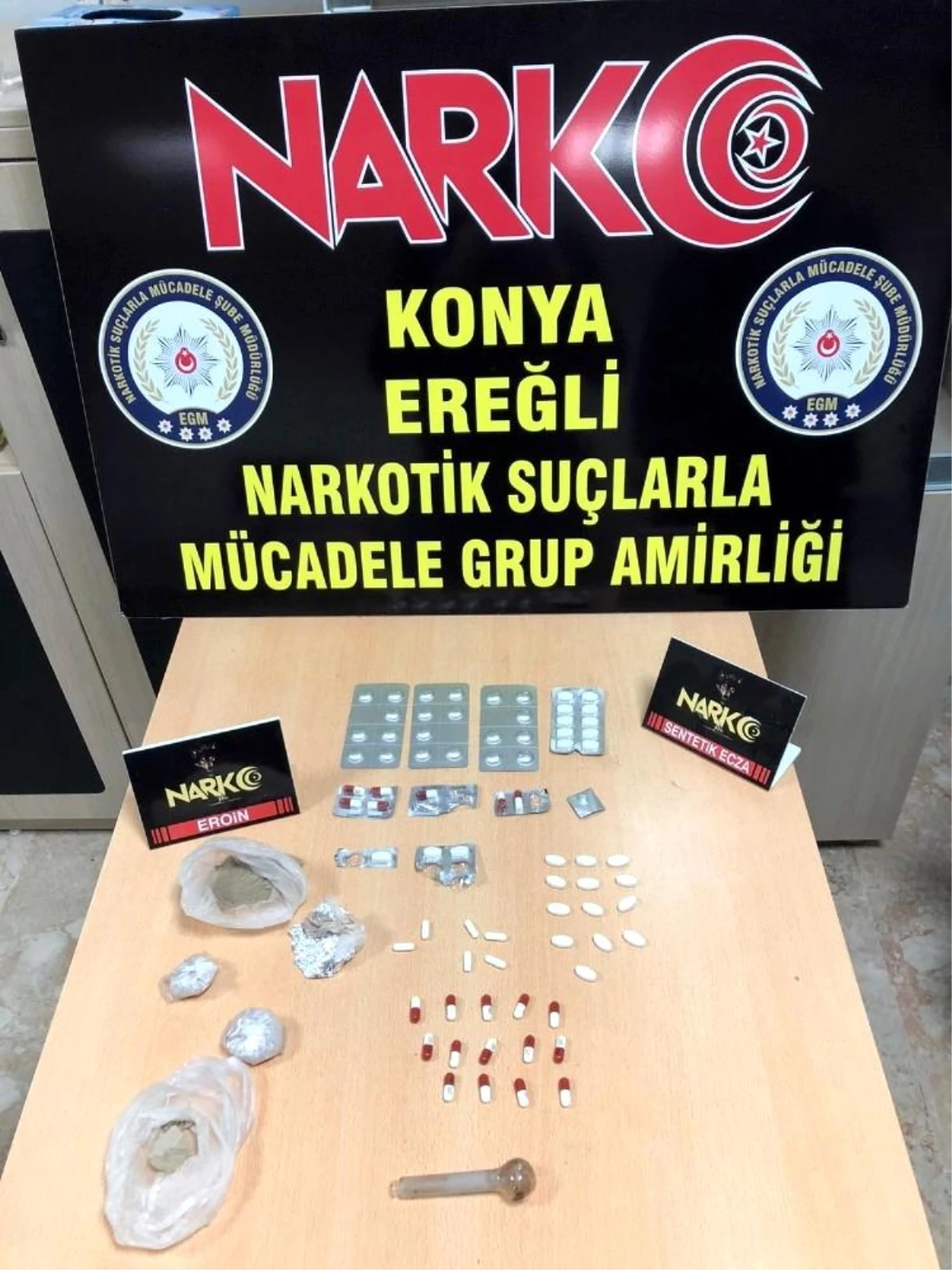 Konya\'da uyuşturucu operasyonu: 2 tutuklama