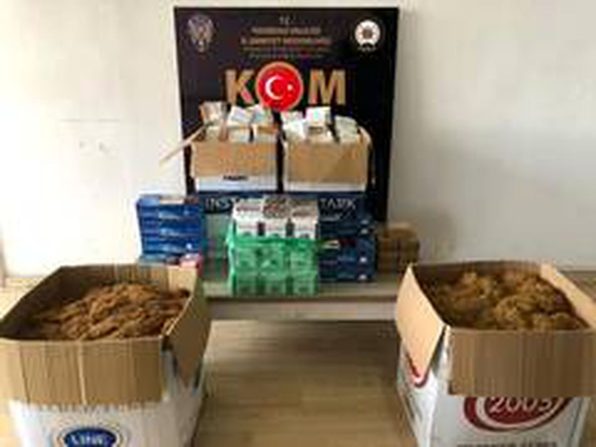 Tekirdağ\'da 12 bin doldurulmuş makaron ele geçirildi