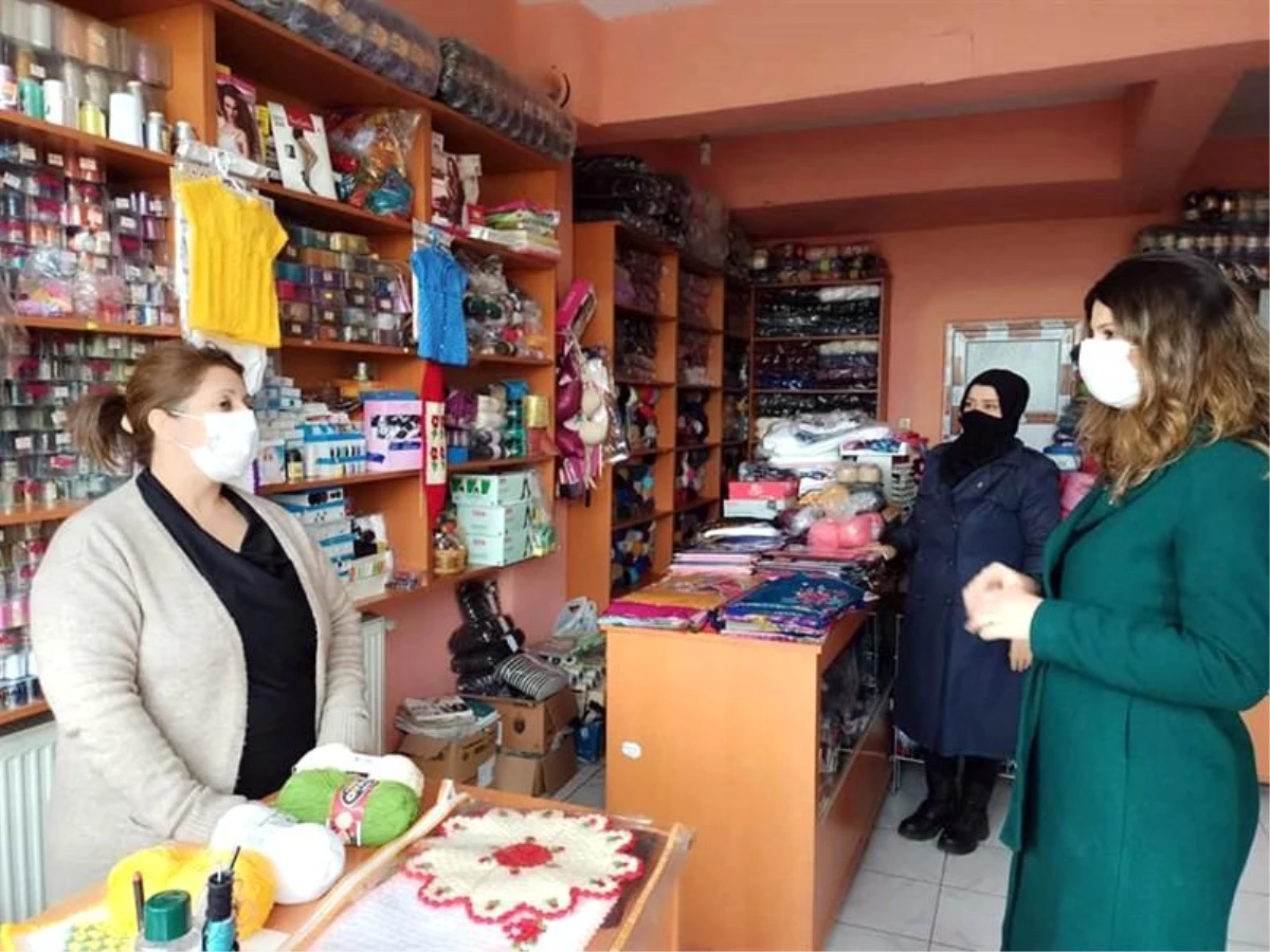 Vali Hüseyin Öner\'in eşi Zehra Mine Öner kadın girişimci esnafı ziyaret etti