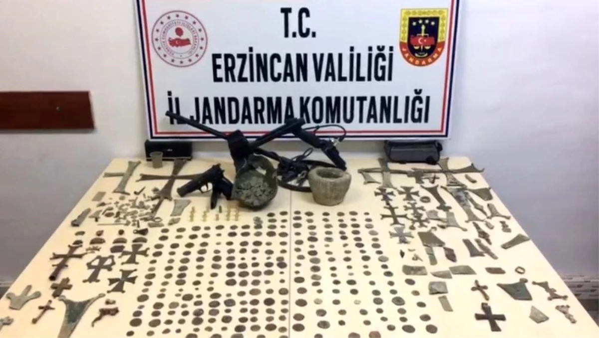 Erzincan\'da tarihi eser operasyonu