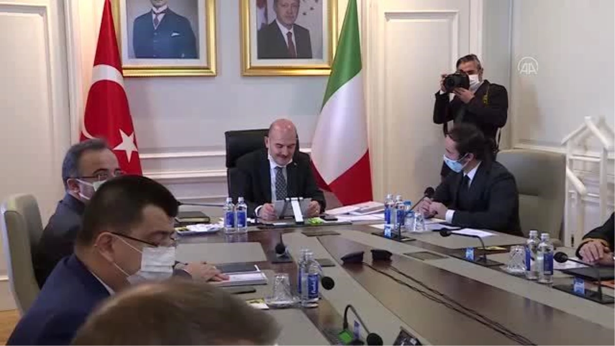 Son dakika haber | İçişleri Bakanı Soylu, İtalyan mevkidaşı Lamorgese ile görüştü