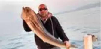 Okyanus balığı 15 kiloluk lambuka, Kuşadası'nda yakalandı