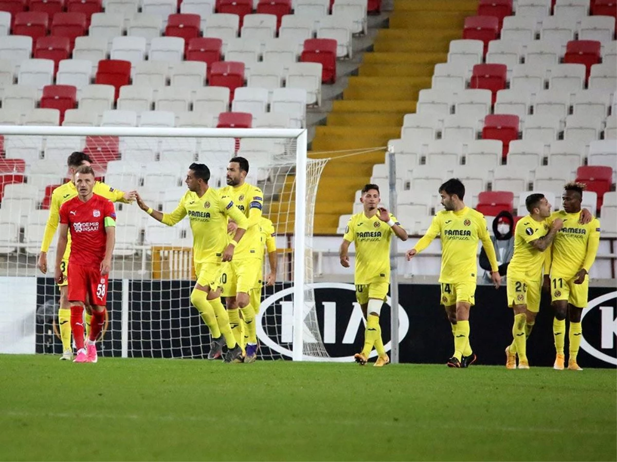 Sivasspor, sahasında Villarreal\'e 1-0 mağlup oldu