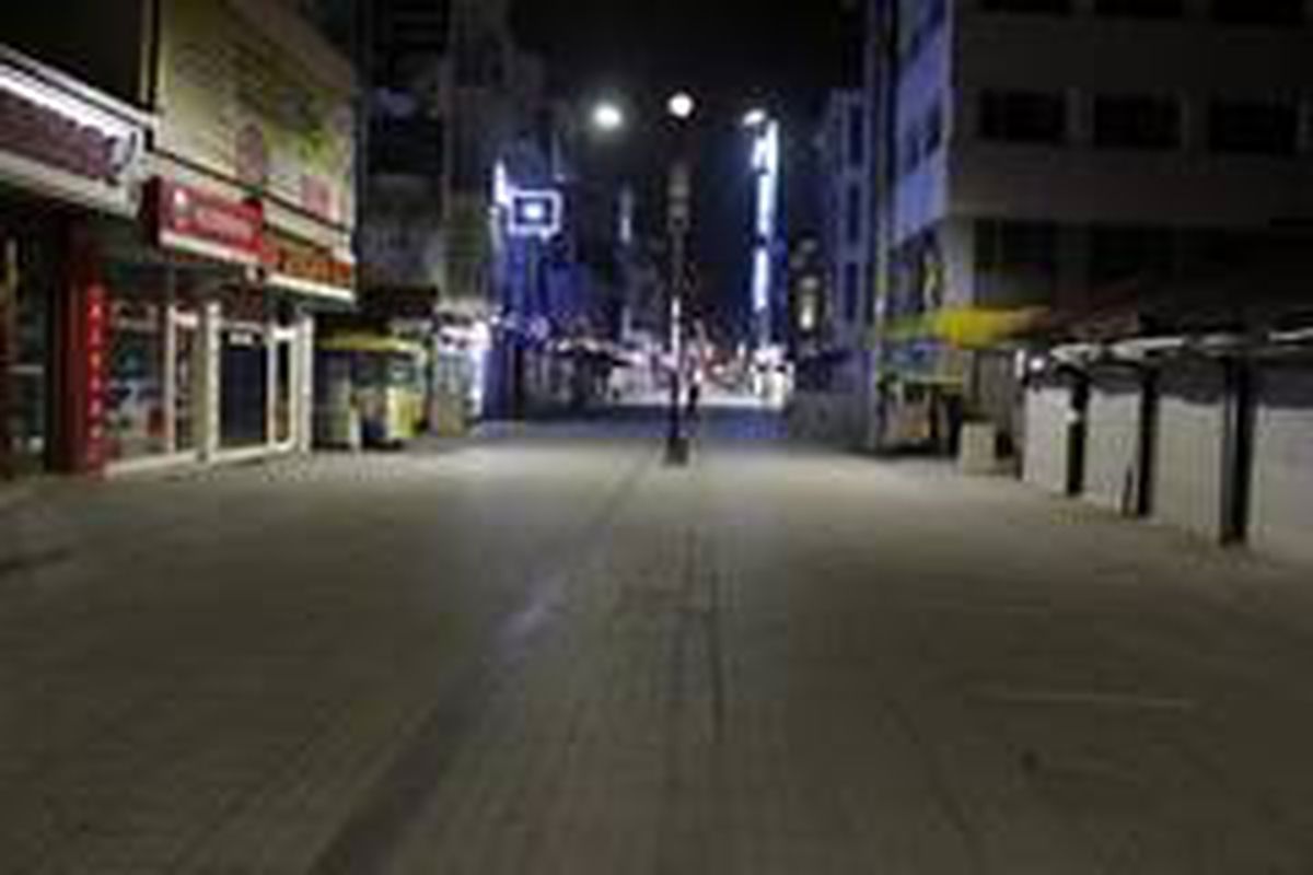 Ağrı\'da cadde ve sokaklarda sessizlik hakim
