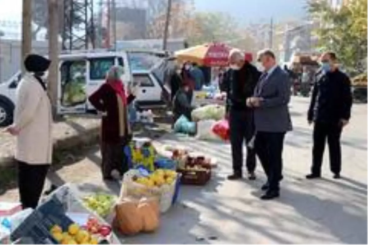 Başkan Çay halk pazarını denetledi