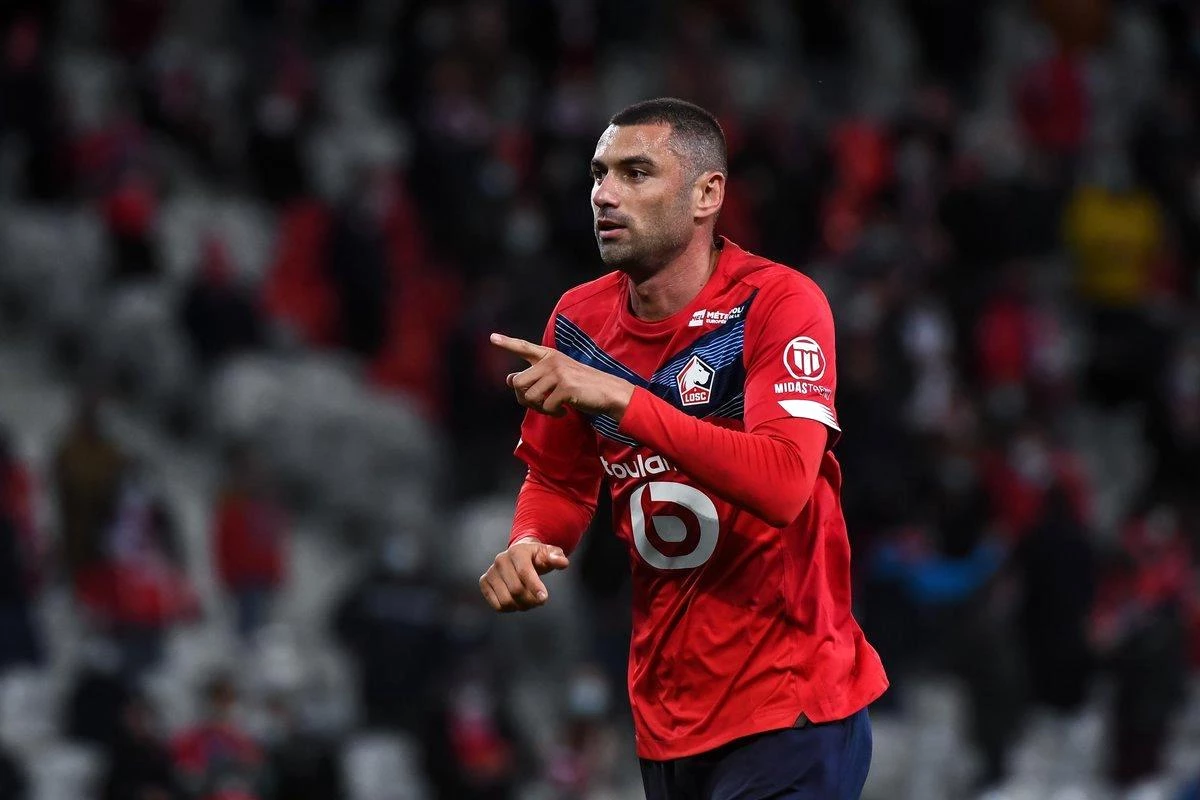 Burak Yılmaz\'ın attığı iki gol, Lille\'e muhteşem geri dönüşle galibiyeti getirdi