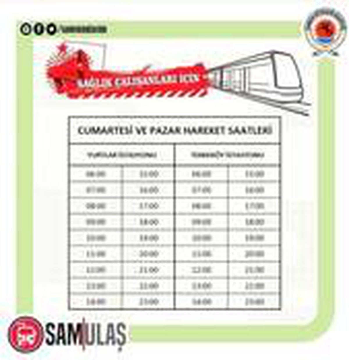 Samsun\'da kısıtlamada tramvaylar saat başı çalışacak