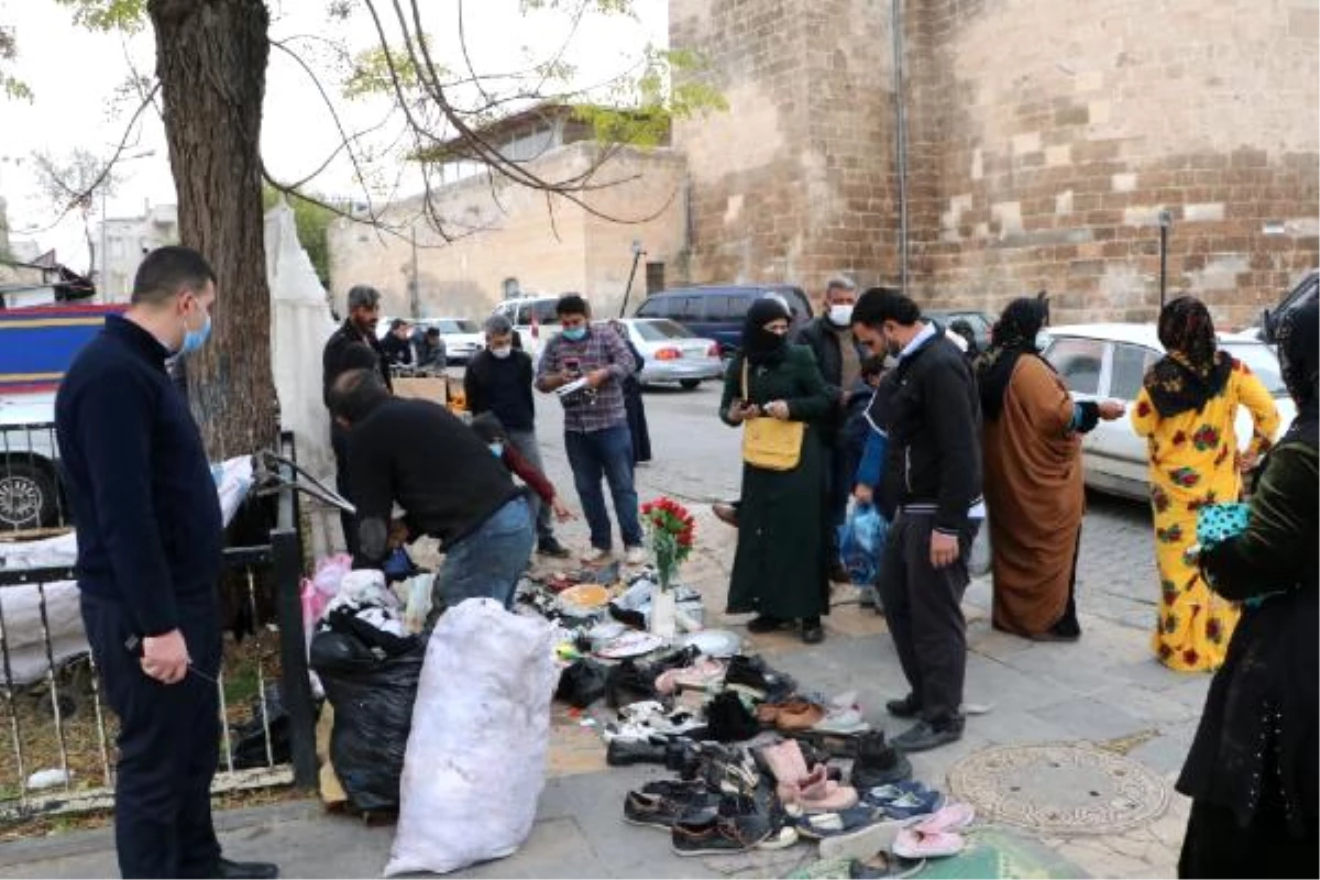 Suriyeliler tarafından kurulan pazar, tedbirlere uyulmayınca kaldırıldı
