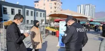 Tokat'ta pazar yerlerinde HES kodu uygulaması