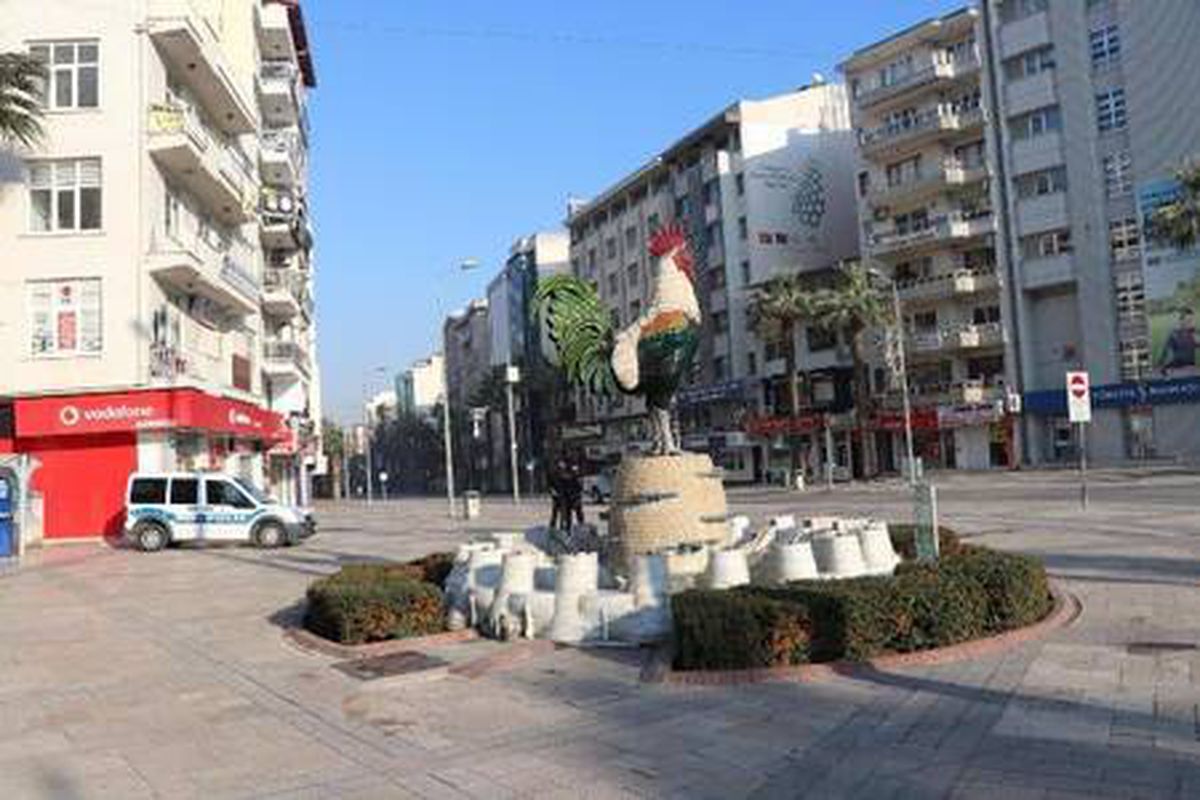 Denizli ıssız şehre döndü