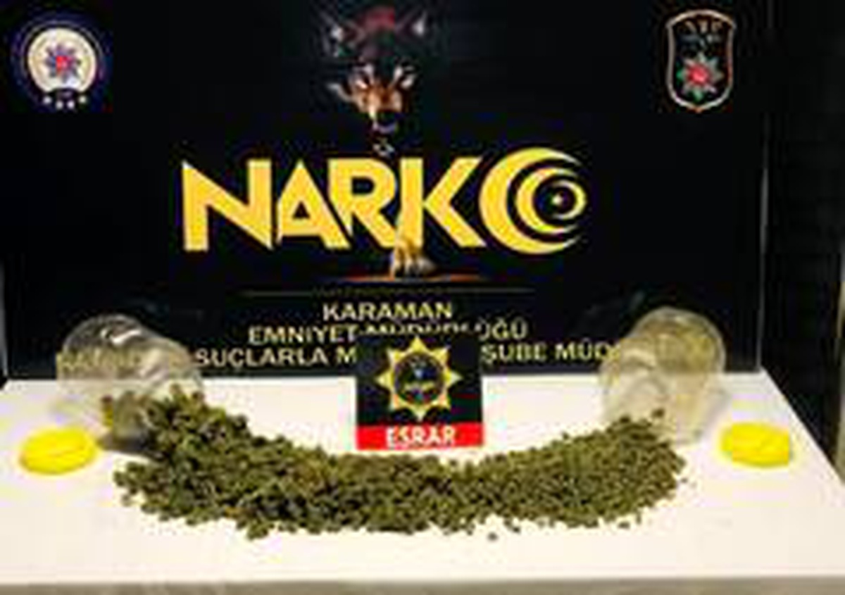 Karaman\'da uyuşturucudan aranan zanlı tutuklandı