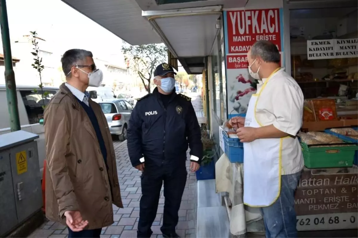 Kaymakam Yurt sokakları denetledi