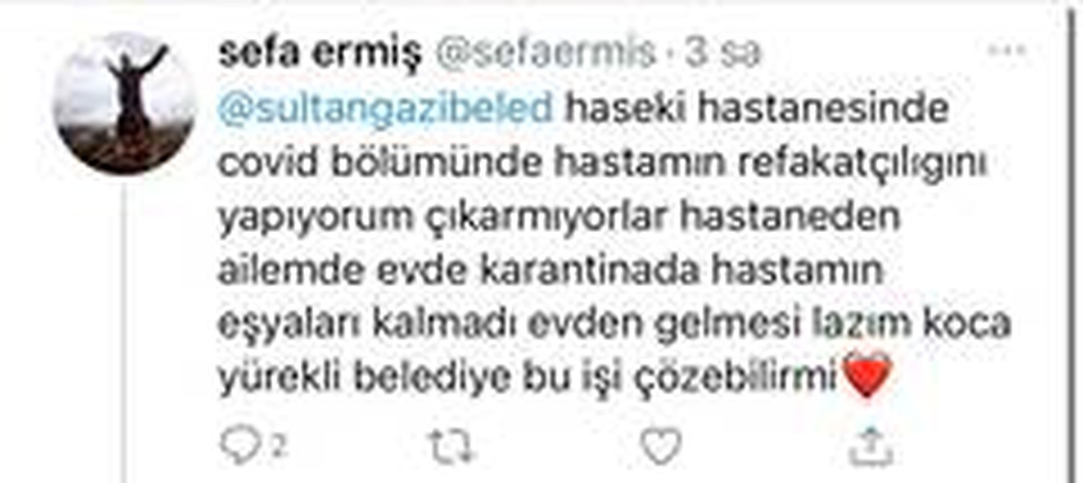 Sultangazi Belediyesi\'nden örnek davranış